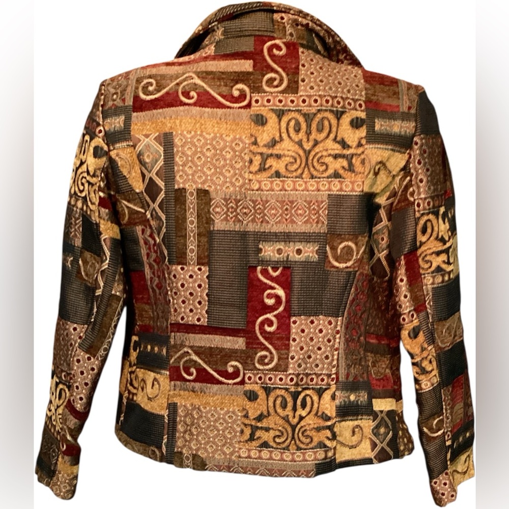 Renaissance Vintage Elegant Patchwork Women's Bla… - image 4